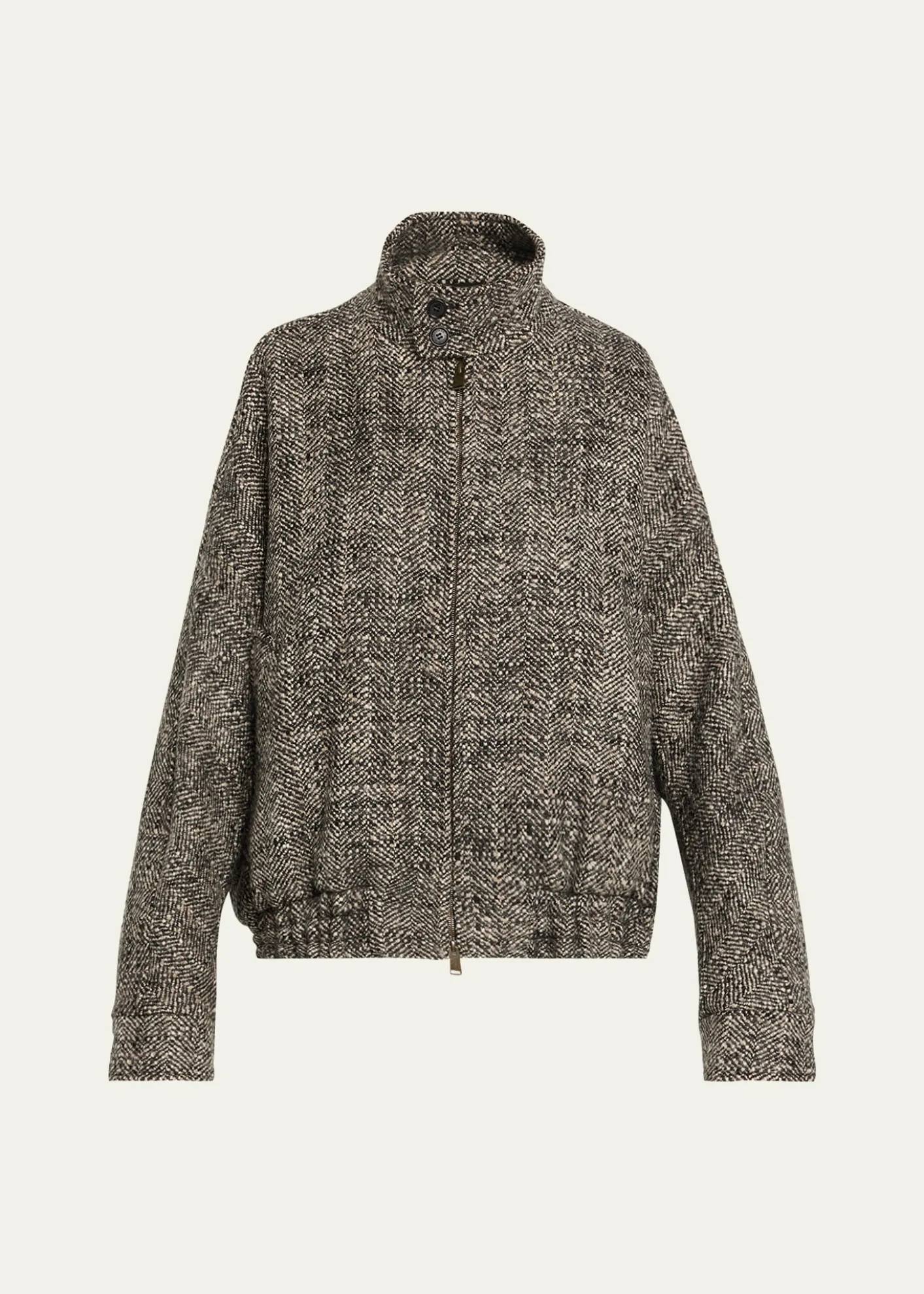 DARKPARKLee Oversized Herringbone Bomber Jacket
