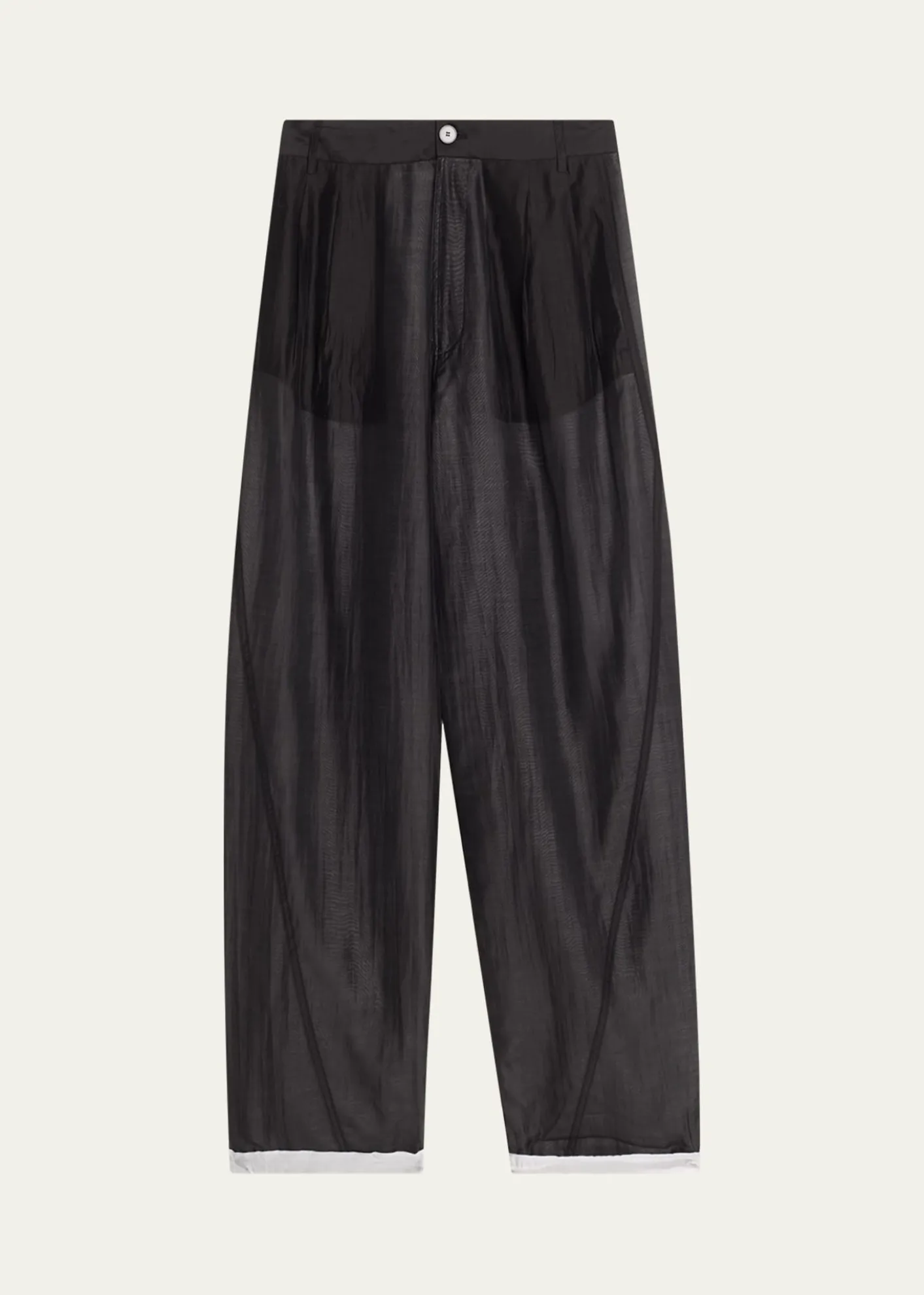 DARKPARKPhebe Double Sided Wide-Leg Pants with Chain