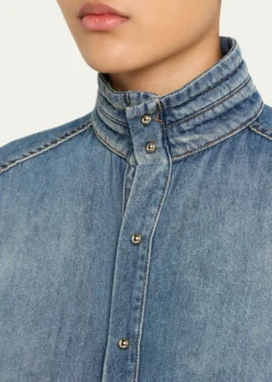DARKPARKRoberta Short-Sleeve Denim Shirt