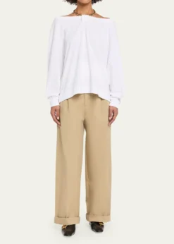DARKPARKWendy Elastic Waist Wide-Leg Trousers