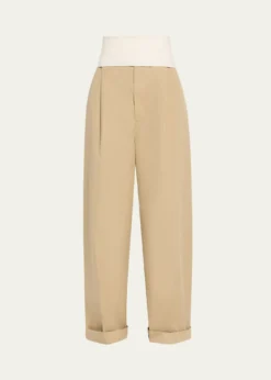 DARKPARKWendy Elastic Waist Wide-Leg Trousers