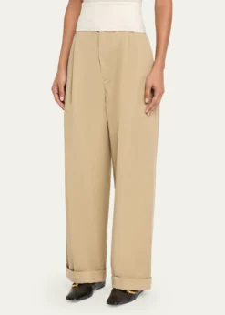 DARKPARKWendy Elastic Waist Wide-Leg Trousers