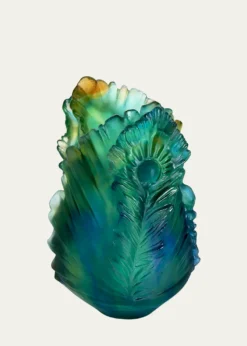 DaumFleur de Paon Vase - Small