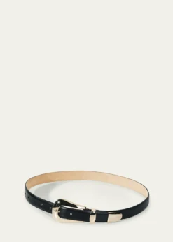 DehancheColette Gold-Tone Buckle Leather Belt