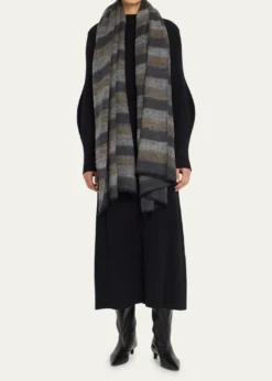 Denis ColombHokkaido Color-Block Shawl