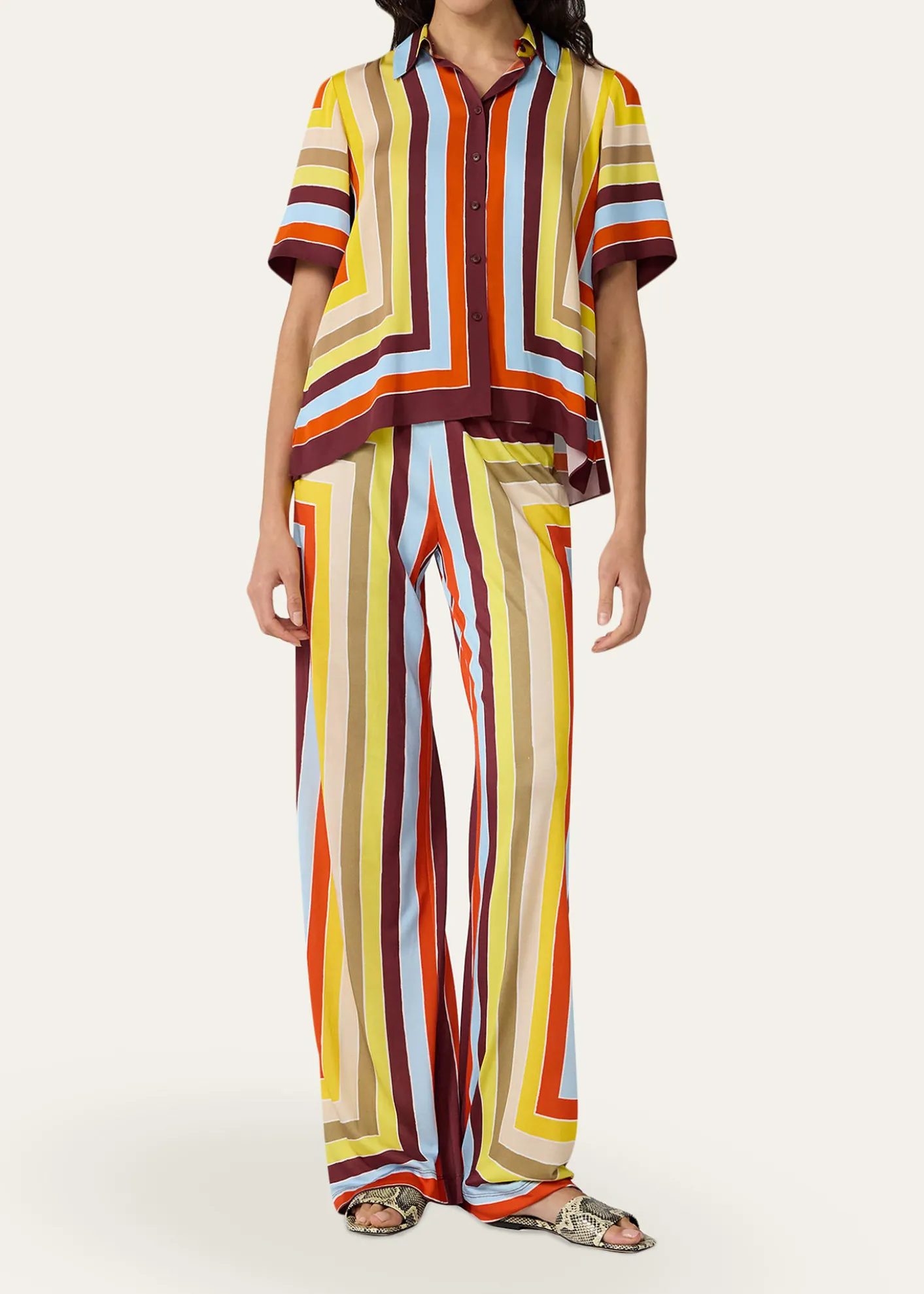 Diane von FurstenbergAlexa Striped Silk Shirt