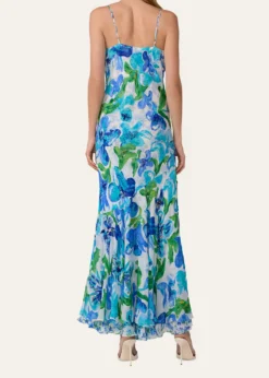 Diane von FurstenbergEileen Beaded Floral-Print Maxi Dress