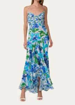 Diane von FurstenbergEileen Beaded Floral-Print Maxi Dress