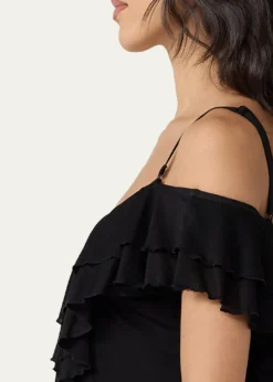 Diane von FurstenbergSofia Ruffle Cold-Shoulder Maxi Dress