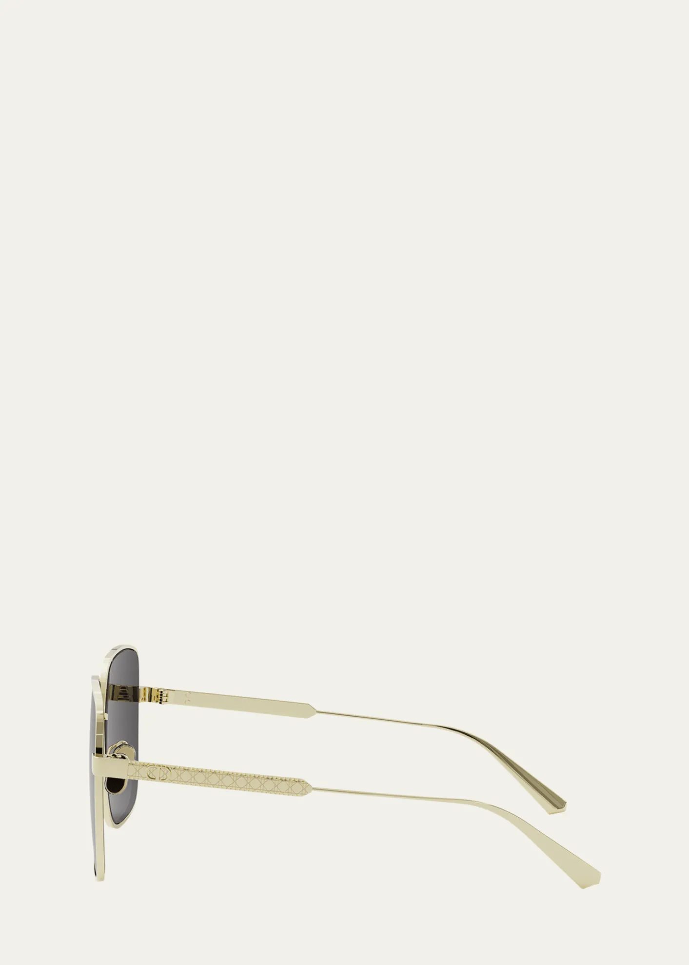 DiorDiorCannage S1U Square Metal Sunglasses