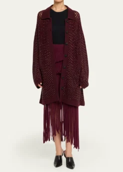 DiotimaMedusa Fringe Knit Skirt