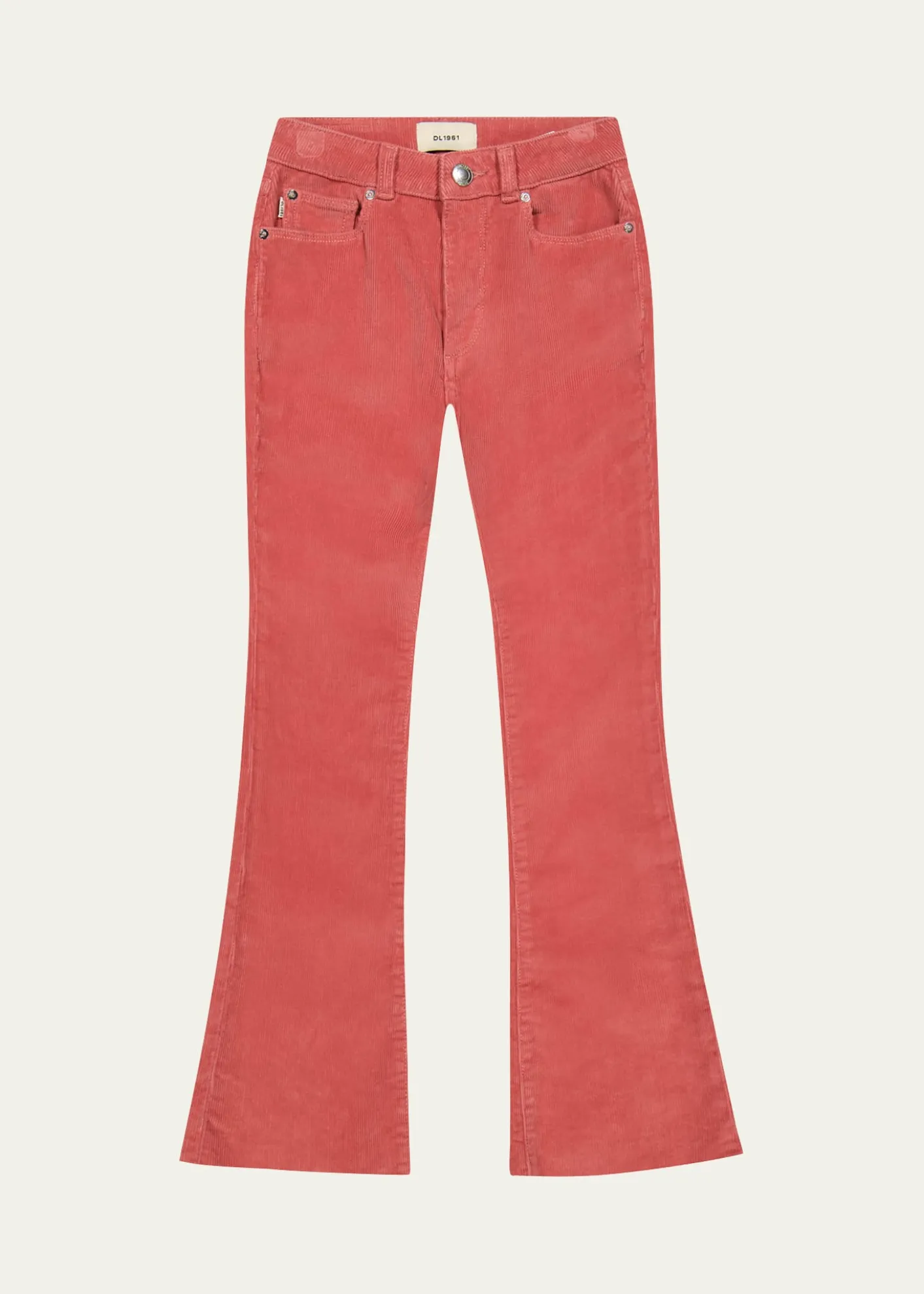 DL1961Girl's Claire High Rise Corduroy Pants, Size 7-16