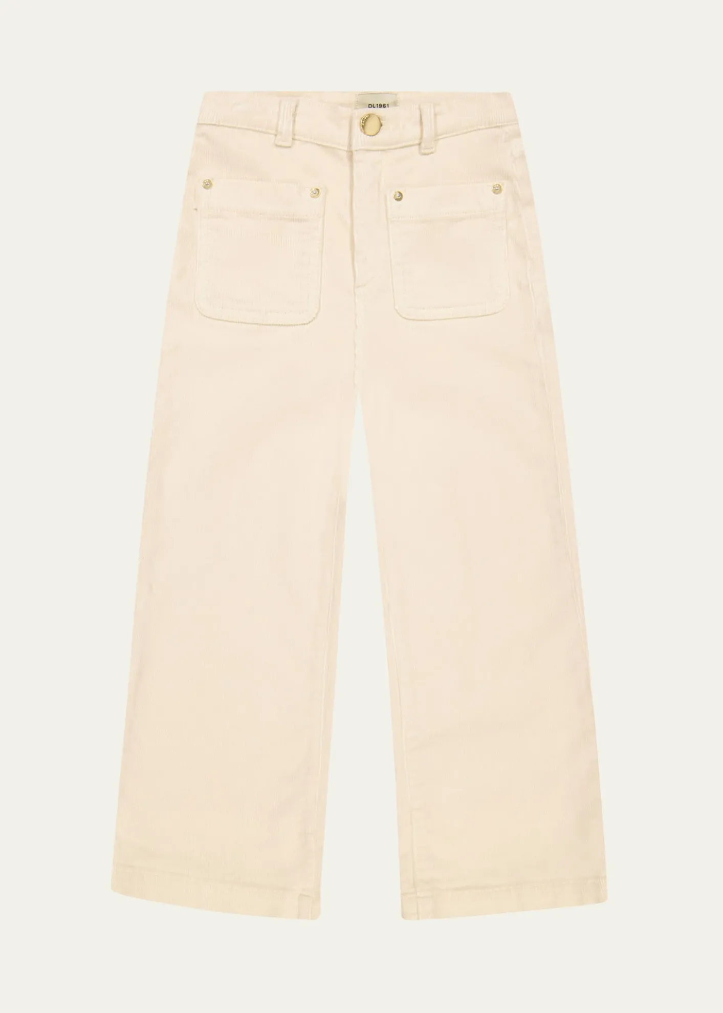 DL1961Girl's Lily Wide Leg Corduroy Pants, Size 7-16