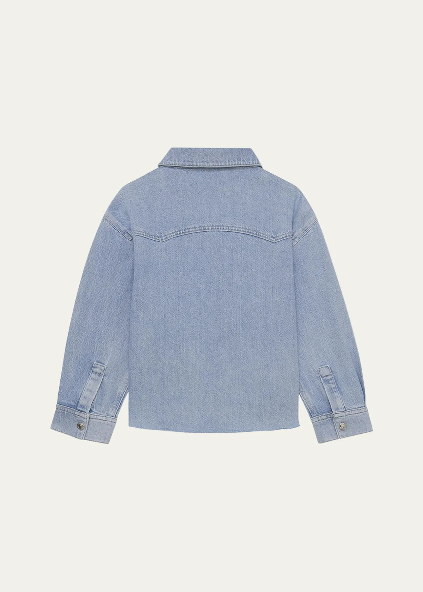 DL1961Girl's Olivia Western Denim Shirt, Size S-L