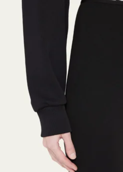 Dolce&GabbanaBranded Elastic High-Waist Leggings w/ Detachable Stirrups