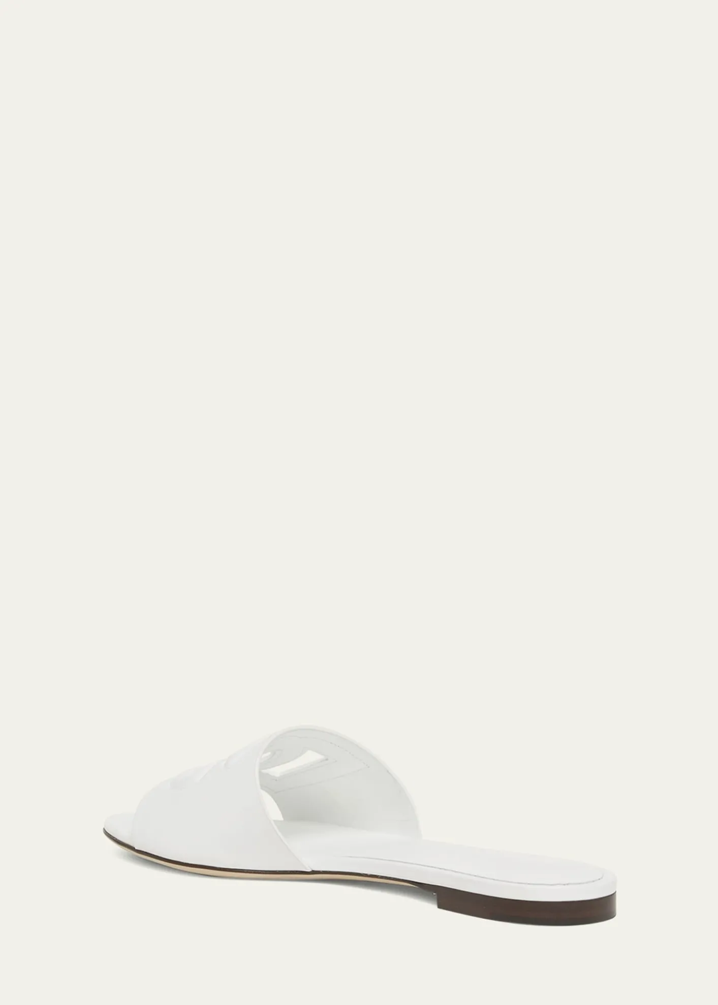 Dolce&GabbanaCutout DG Flat Slide Sandals