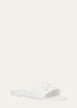 Dolce&GabbanaCut-Out DG Rubber Sandals