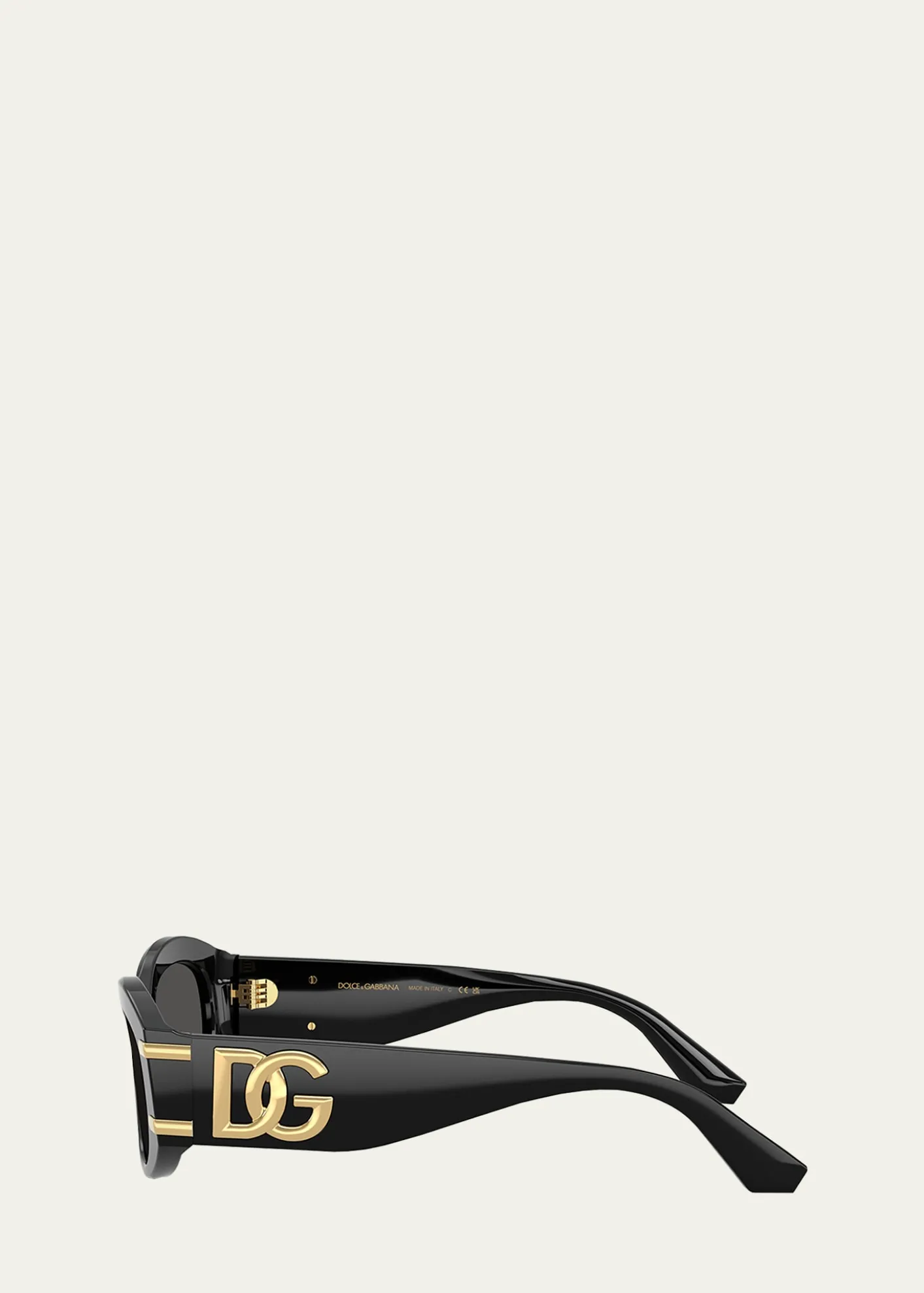 Dolce&GabbanaDG4502 Oval Acetate Sunglasses