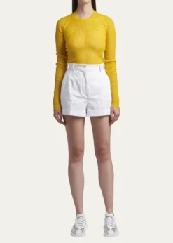 Dolce&GabbanaHigh-Rise Gabardine Shorts