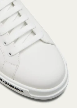 Dolce&GabbanaMen's Portofino Calf Leather Low-Top Sneakers