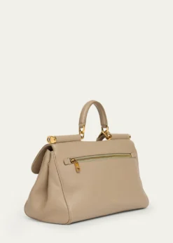 Dolce&GabbanaMy Sicily Leather Top-Handle Bag