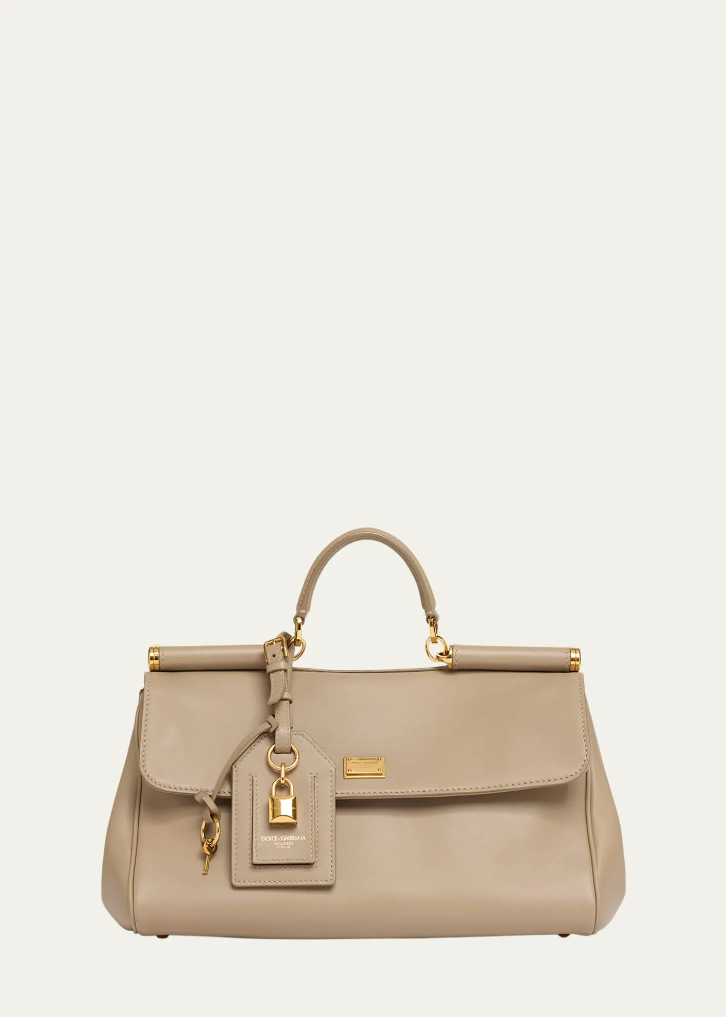Dolce&GabbanaMy Sicily Leather Top-Handle Bag