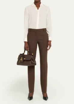 Dolce&GabbanaMy Sicily Leather Top-Handle Bag