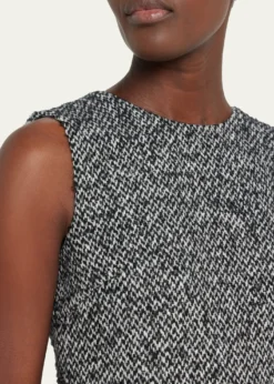 Dolce&GabbanaTweed Sleeveless Mini Dress