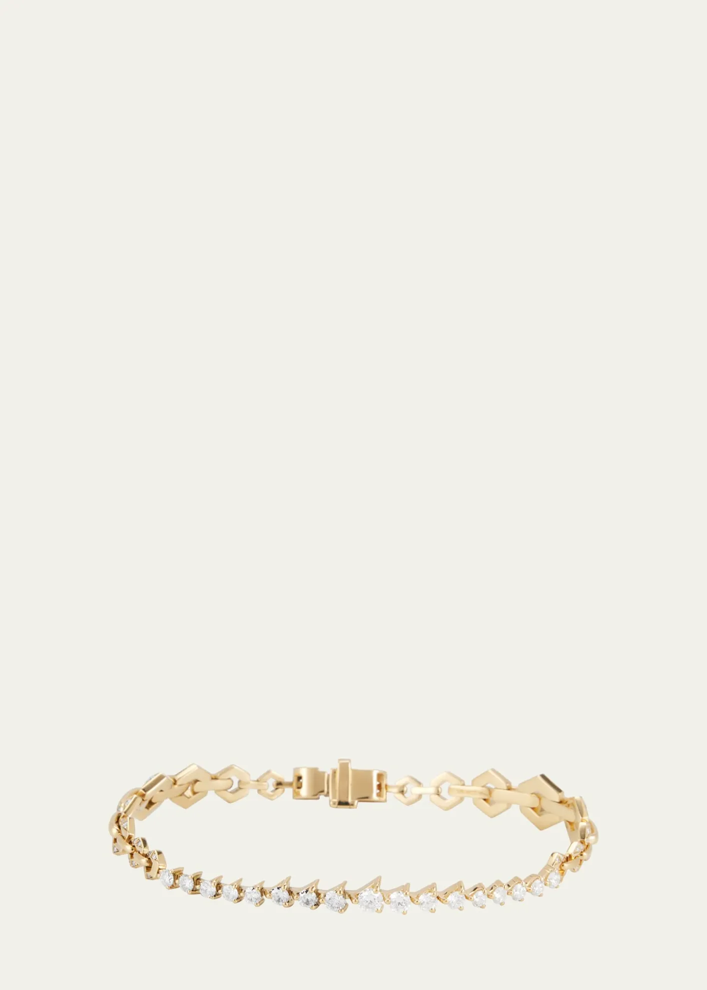 Dries Criel18k Yellow Gold Diamond Flow Bond Bracelet