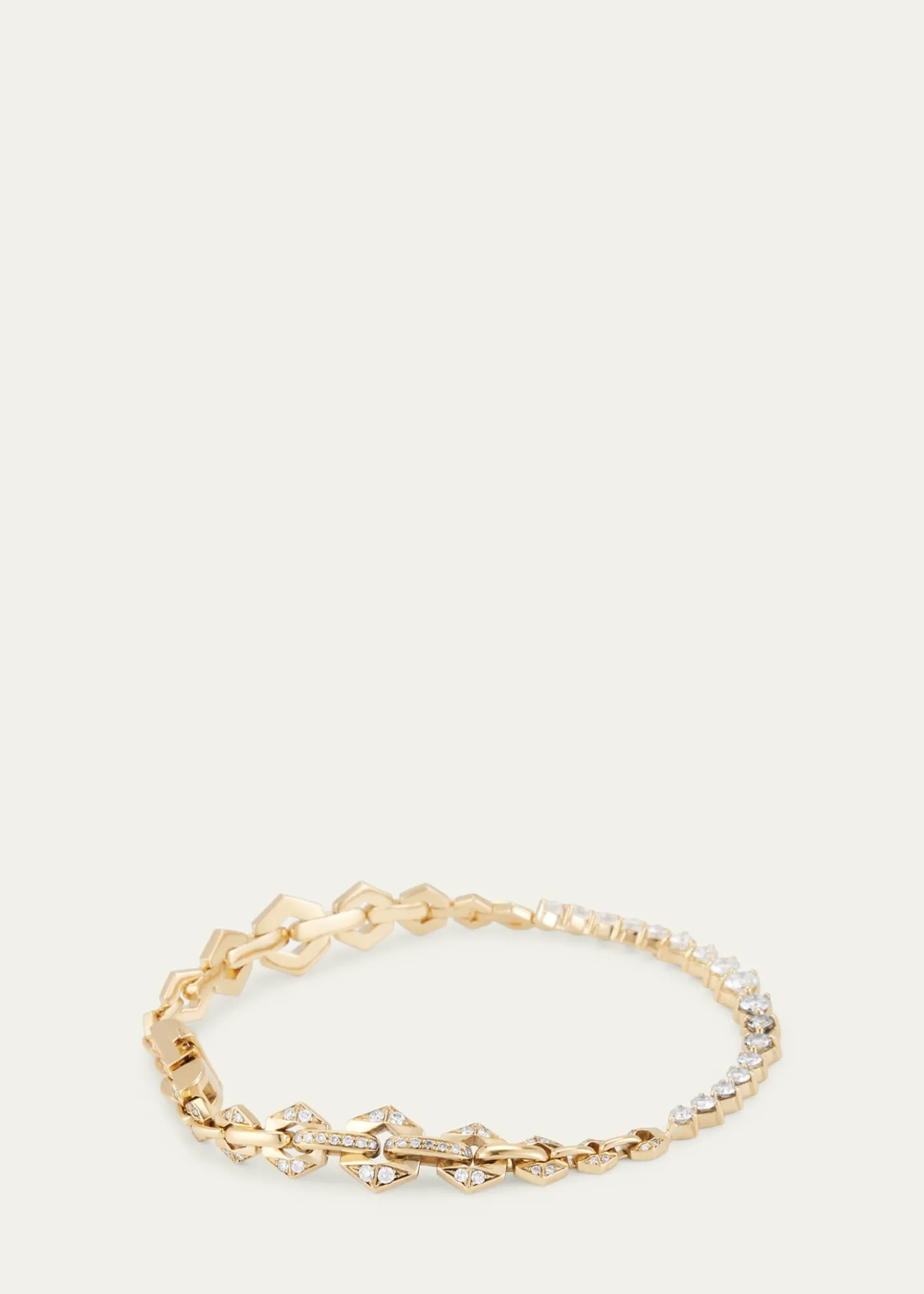 Dries Criel18k Yellow Gold Diamond Flow Bond Bracelet