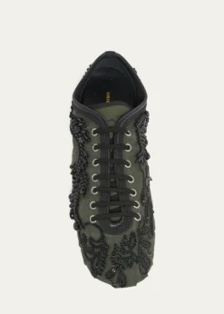 Dries Van NotenEmbroidered Ballerina Sneakers