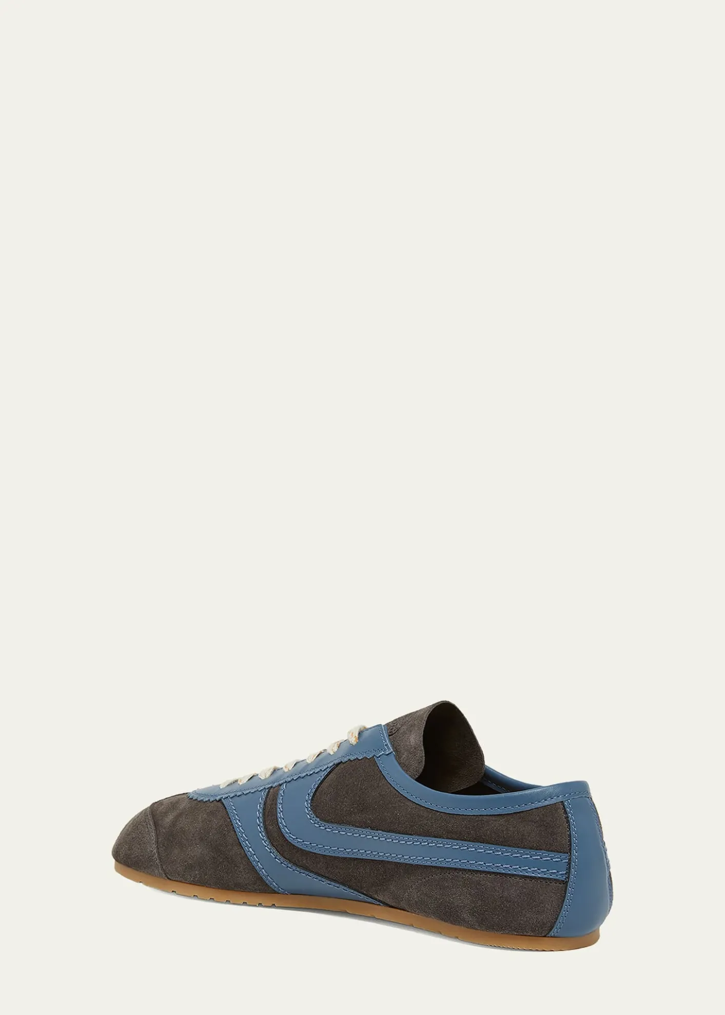 Dries Van NotenMen's Destin Mixed Leather Retro Sneakers
