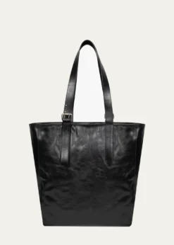 Dries Van NotenMen's Leather Messenger Bag with Shoulder Strap