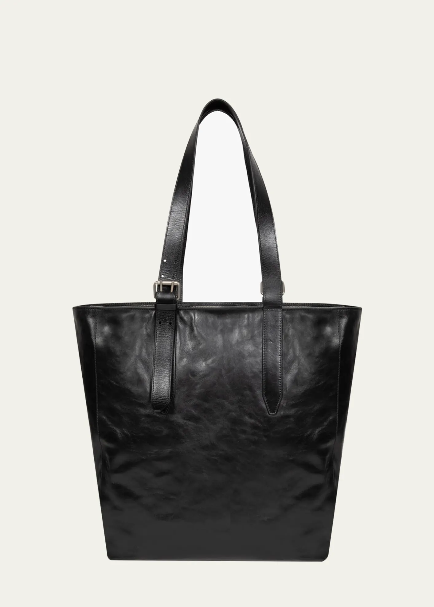 Dries Van NotenMen's Leather Messenger Bag with Shoulder Strap
