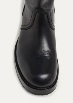 Dries Van NotenMen's Leather Side-Buckle Moto Boots