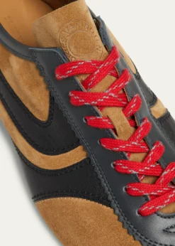 Dries Van NotenMen's Suede and Leather Low-Top Sneakers