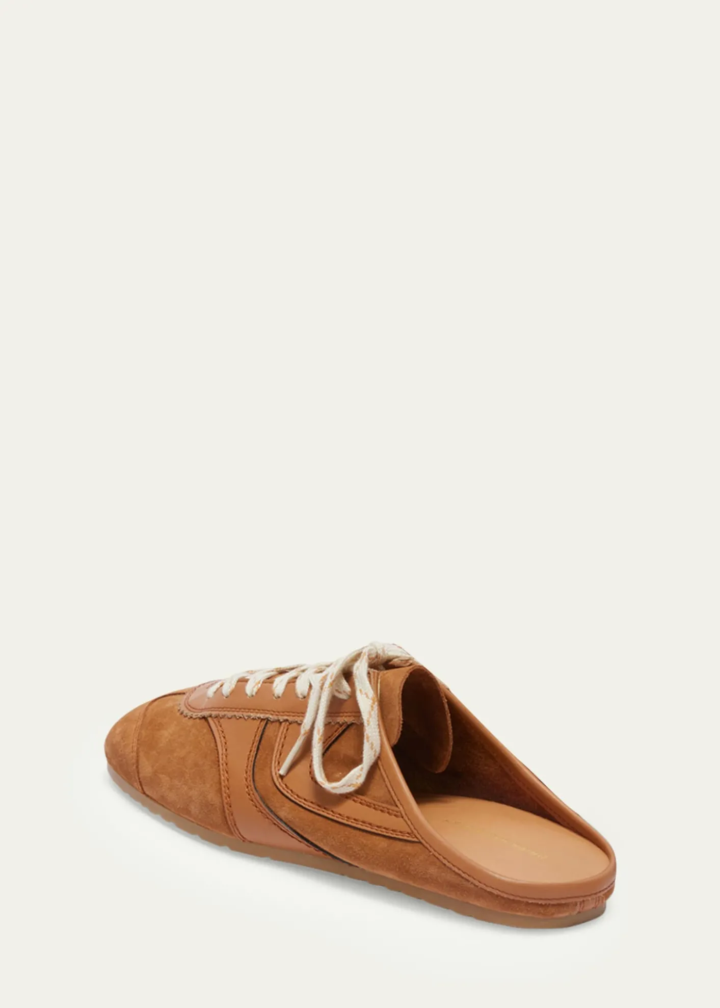 Dries Van NotenMen's Suede and Leather Mule Sneakers