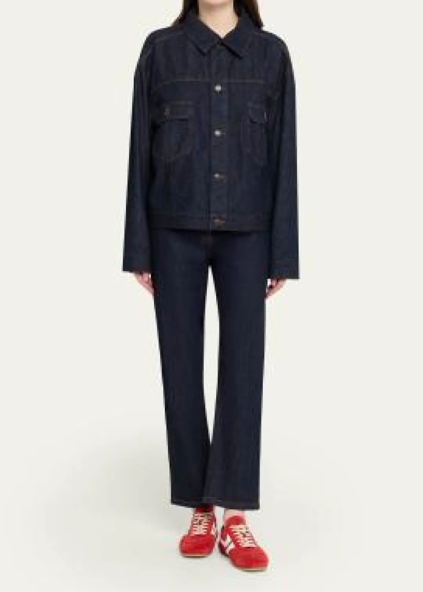 Dries Van NotenMixed Leather Retro Runner Sneakers