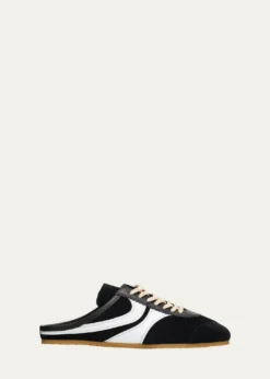 Dries Van NotenSuede Sneaker Mules