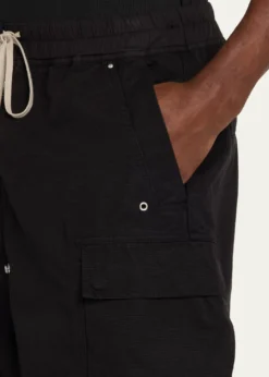 DRKSHDW RICK OWENSMen's Heavy Cotton Drawstring Cargo Shorts