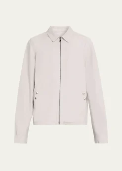 DRKSHDW RICK OWENSMen's Zip-Front Cotton-Blend Jacket