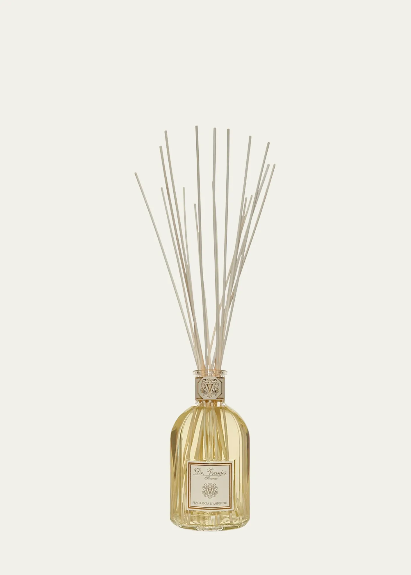 Dr. Vranjes FirenzeGinger Lime Vase Glass Bottle Home Fragrance, 169 oz./ 5000 mL