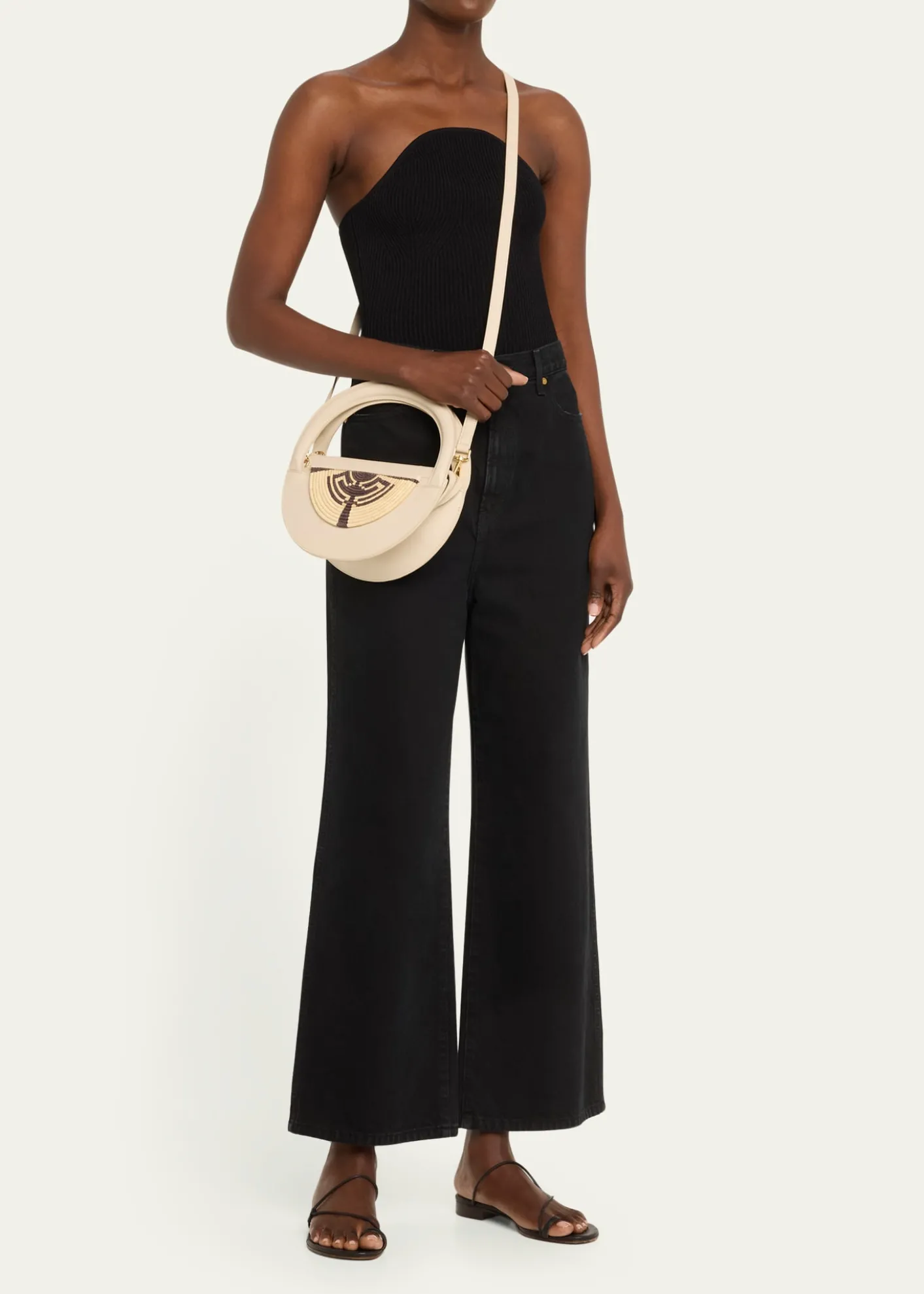 EILAFMedani Medium Leather Top-Handle Bag