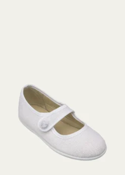 ElephantitoGirl's Linen Mary Jane Flats, Baby/Toddler/Kids