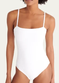 EresAquarelle One-Piece Swimsuit with Thin Straps