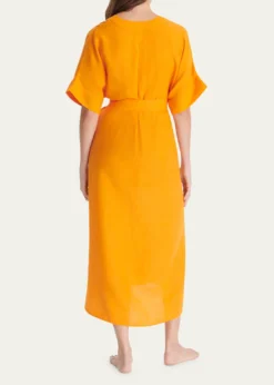 EresBibi Linen Kaftan Coverup