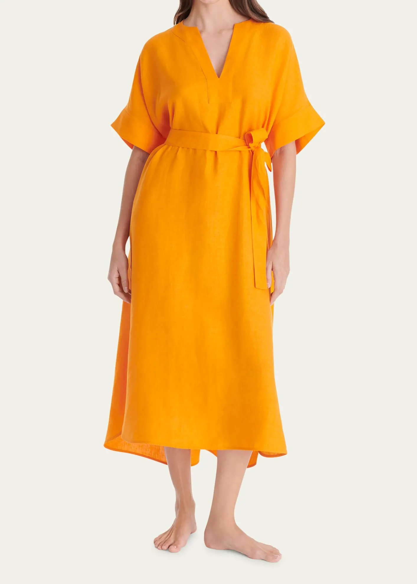 EresBibi Linen Kaftan Coverup