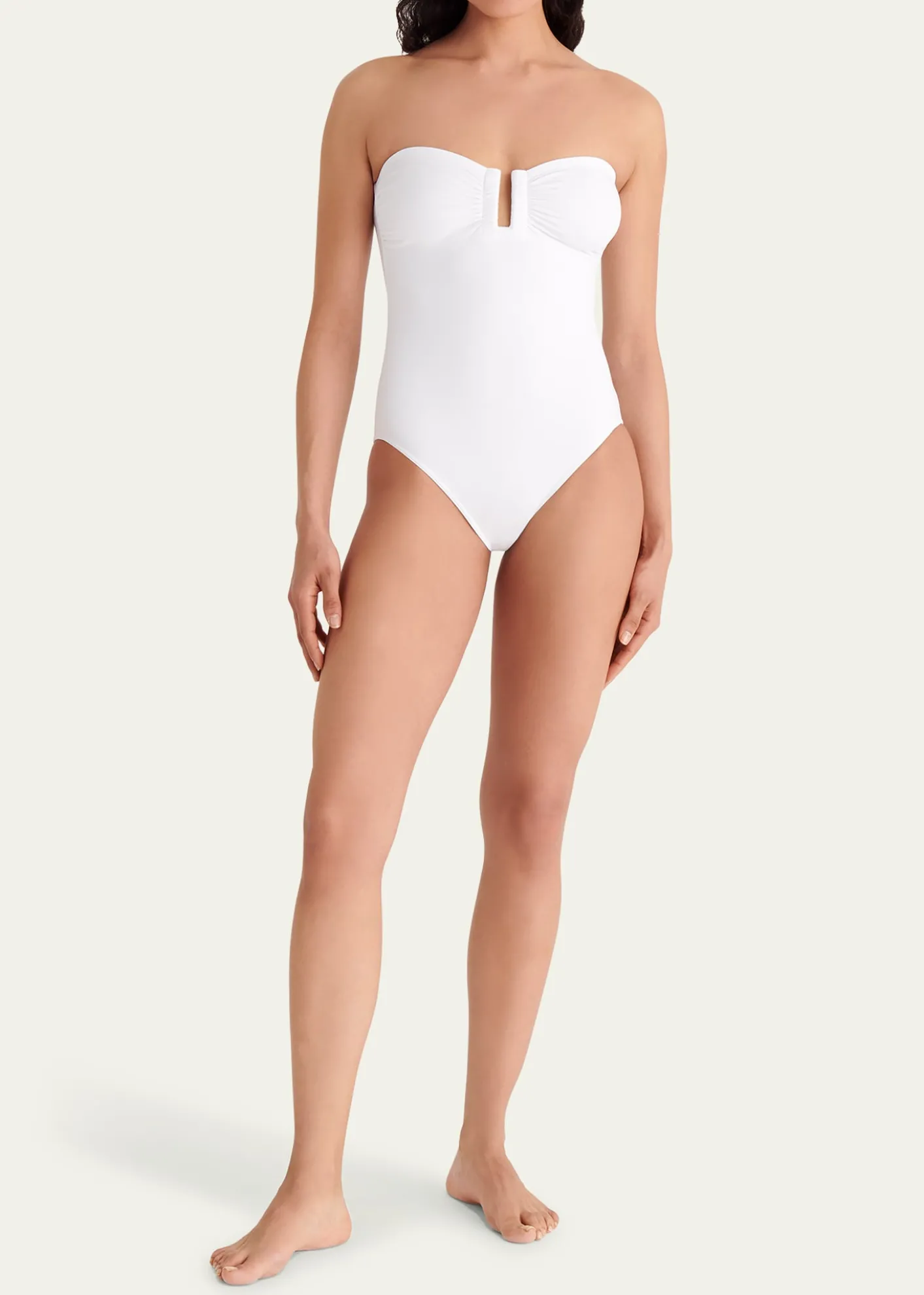 EresCassiopee Strapless U-Hardware One-Piece Swimsuit