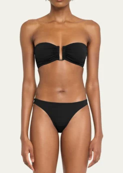 EresFripon Solid Low-Rise Hipster Bikini Bottoms