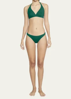 EresFripon Solid Low-Rise Hipster Bikini Bottoms